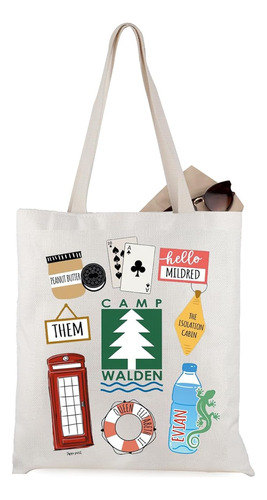 Bolsa Lona Clasica Inspirada En La Pelicula Camp Walden Pare