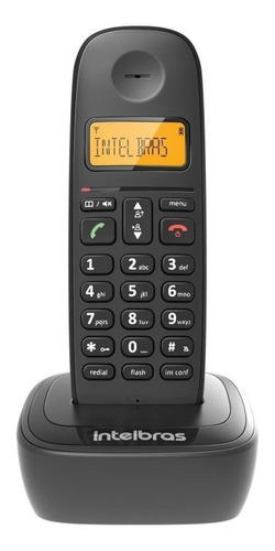 Imagem 1 de 3 de Telefone sem fio Intelbras TS 2510 preto