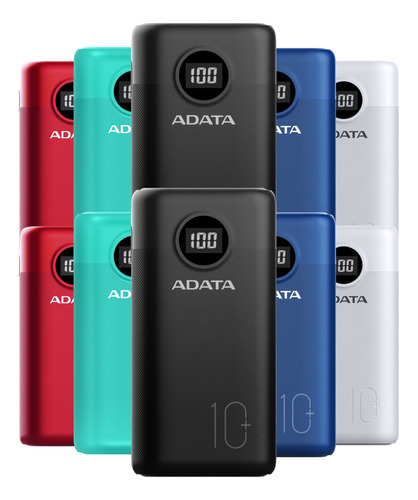 Kit 10 Power Bank Adata 5 Colores Diferentes