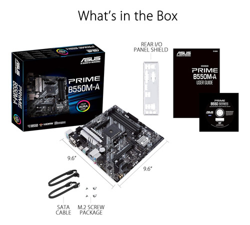 Motherboard Asus Prime B550m-a Wifi Ii Amd Micro Atx