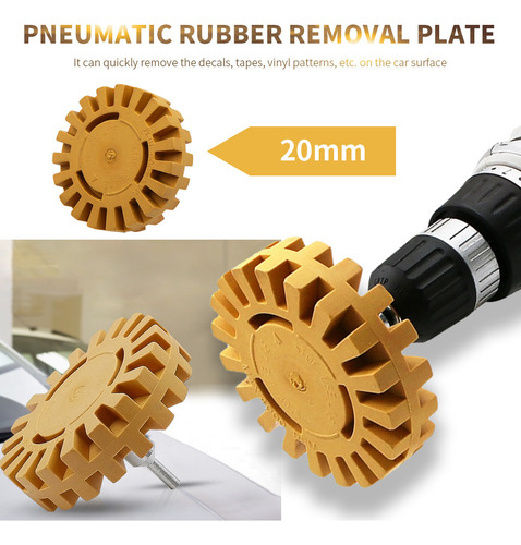 Conjunto De Rodas Para Remover Decalques De Carro S - Any Dr