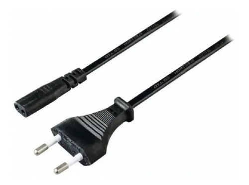 Cable De Poder Tipo 8 Conector Plano 1.5m Para Radios Y Otro