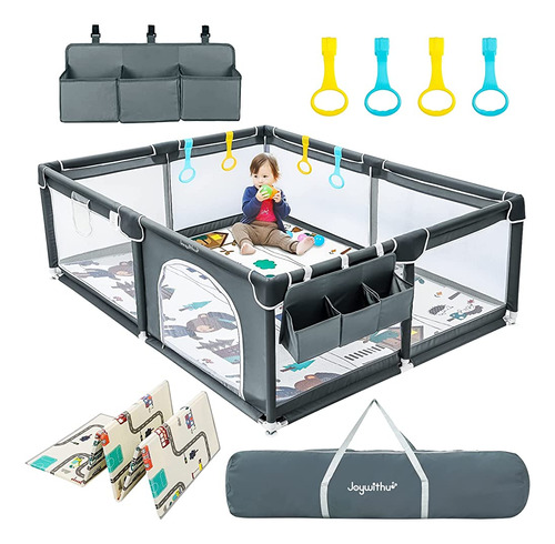 Joywithu Baby Playpen With Mat, 79×59 Gran Corralito Para Be