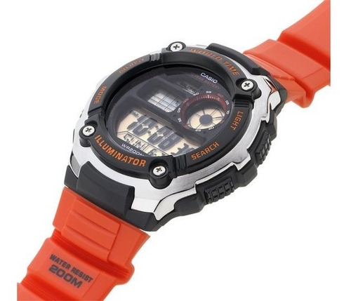 Reloj Casio Iluminator Digital Wordl Timer Ae-2100w-4avdf