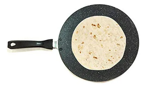 Aluminio Chapati Pan Cóncavo Tawa Chapati Tava Roti Pan Para