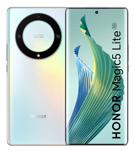 Honor Magic 5 Lite 5g 8gb+256gb Nova garantia selada. Cor Prata