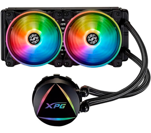 Enfriamiento Liquido Xpg Cpu 2000rpm Rgb 2 Ventiladores /v