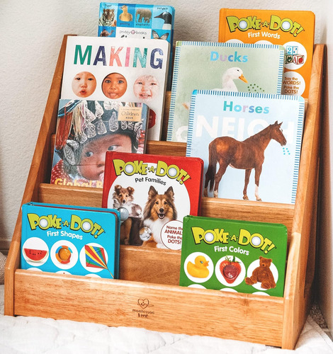 Estantería Montessori - Estante De Exhibición De Libros Para