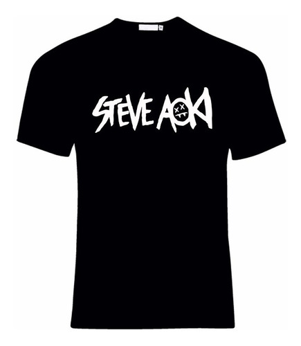 Remera Unisex Steve Aoki Dj 100% Algodon Vinilo Textil