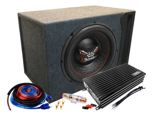 Combo Subwoofer 15 Bomber Bicho Papao + Potencia Dk1200