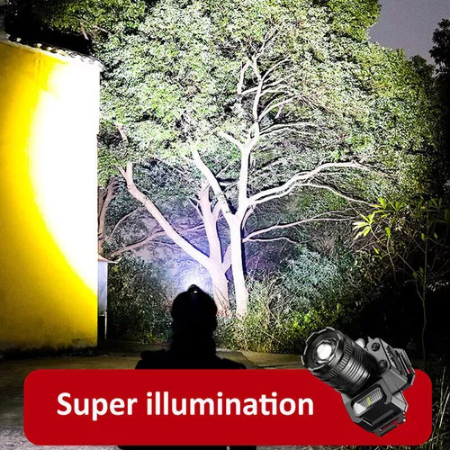 Farol Impermeável Lâmpada De Cabeça Forte E Poderosa