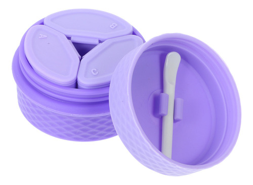Recipiente Para Botes De Maquillaje, Caja De Crema Con Tapa