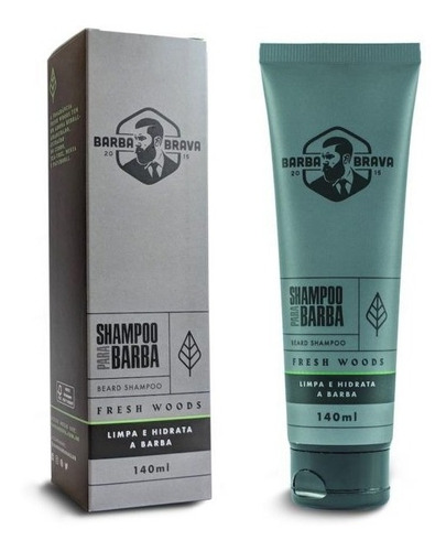 Shampoo De Barba - Fresh Woods - Barba Brava