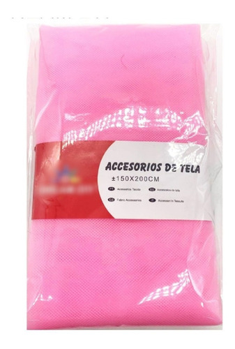 Accesorio De Tela Para Tutu De 150x200cm En Color Rosa