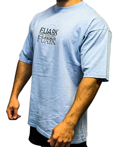 Remera Fuark Oversized Culturismo Gimnasio Crossfit Todes