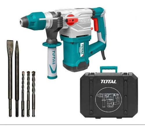 Imagen 3 de 5 de Rotomartillo electroneumático Total Industrial TH115326 turquesa frecuencia de 50Hz/60Hz con 1500W de potencia 220V-240V