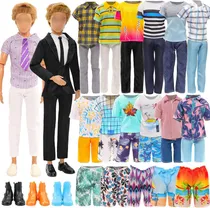 Comprar Ropa De Muñeco Niño: 4 Prendas, 5 Pantalones, 3 Pares De Zap