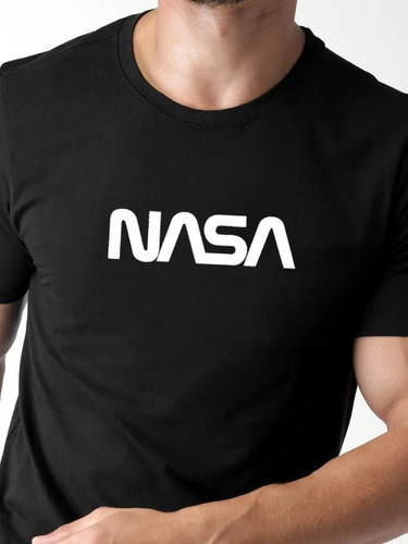 Camiseta Cuello Redondo Premium Algodón Nasa Astronauta Adul