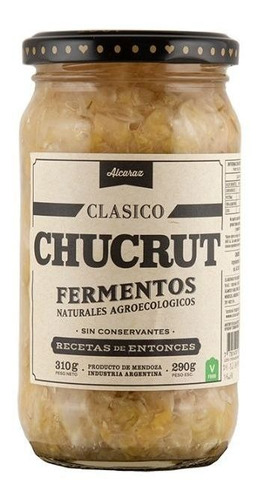 Chucrut Recetas De Entonces Fermentos Naturales X 310 G