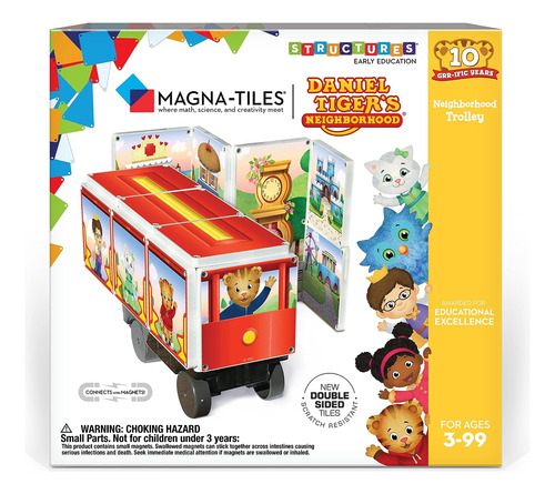 Juego De Construccion Magna-tiles Tigers Neighborhood