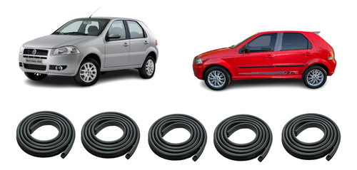 Burletes Fiat Palio 2014 5 Ptas. Kit 4 Puertas + Baul  