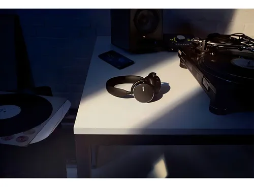 Audífono Inalámbrico Akg Y500 Bluetooth Diadema Samsung Color Negro