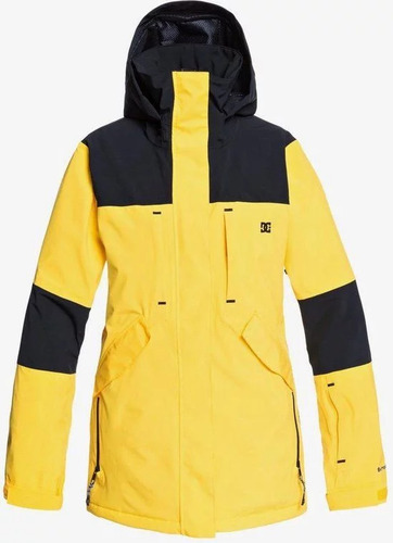 Campera De Ski Snowboard Dc Sovereign Mujer 30k Amarillo M