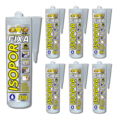 Produto Cola Gruda Isopor Em Madeira Pvc Forro Telhas 7unid