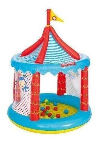 Circo Inflable Fisher Price Con Pelotas Despacho Gratis