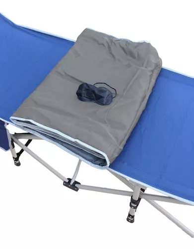 Bo-camp Cama Plegable Para Camping Florence Gris - Cama Para Camping