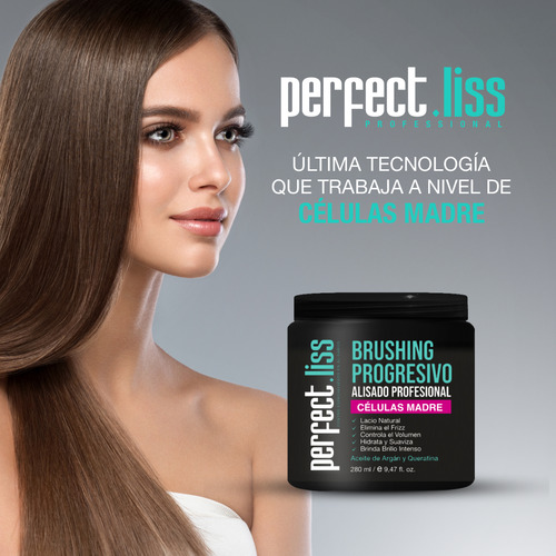 Alisado Celulas Madre Perfect.liss + Aceite De Argan