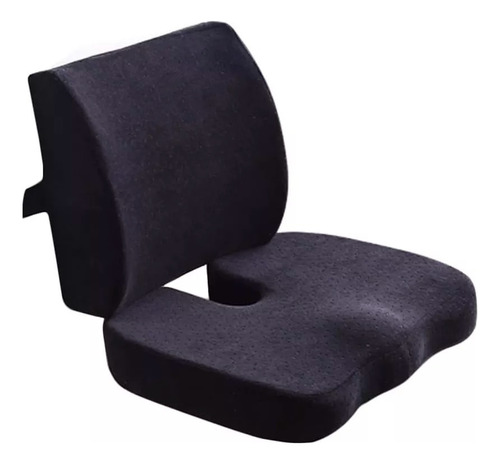 Cojin Lumbar Ergonomico Y Asiento Ergonomico Para Sillas Kit