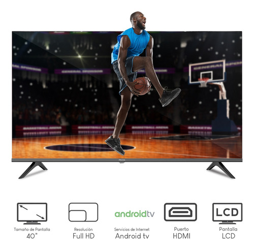 Pantalla Hisense Smart Tv 40 Pulgadas Full Hd Roku Tv Nueva