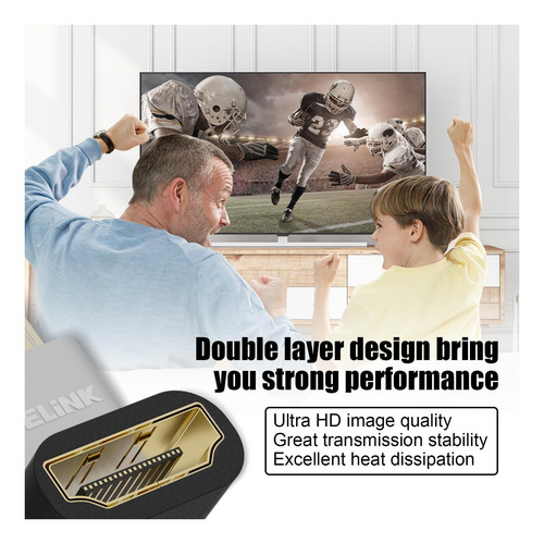 Adaptador De Ángulo Recto Vcelink Hdmi 90 Grados Adaptador A