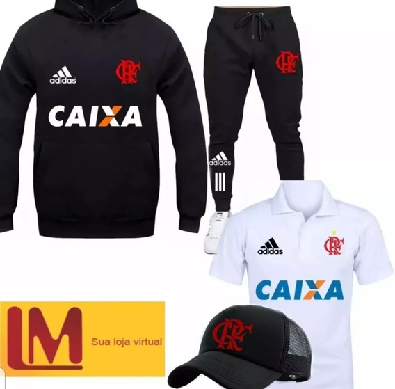 conjunto moletom feminino flamengo