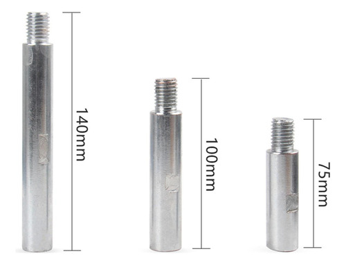 . 3 Piezas M14 Accesorios Herramientas Pulidor De Eje De