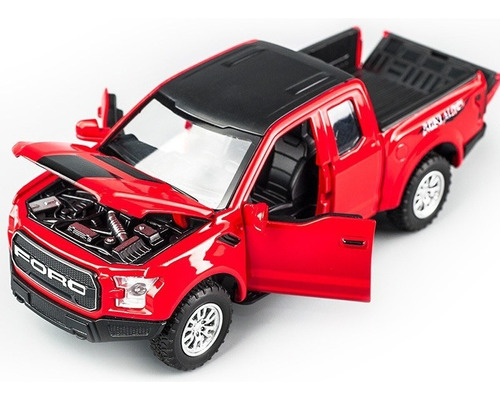 Ford F150 Raptor Escala 1:32 Miniatura 4x4 Metal Colección