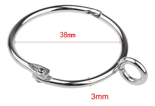Paquete De 12 Anillos De Cortina Para Cortinas Ojales,