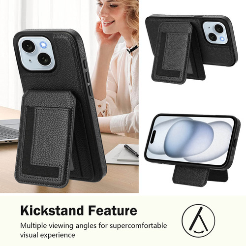 Funda Tipo Cartera De La Serie Xiaomi Con Tarjetero, Piel Sintética Con Función Atril, Ranuras Para Tarjetas