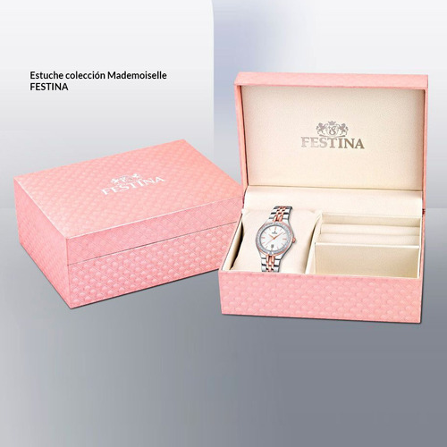 Reloj De Dama Festina Con Cristales Swarovsky Mod. F20336/2