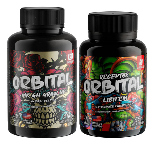 Mk Gh Grow Up 120 Tabs + Libifem 60 Caps - Orbital Sabor Neutro