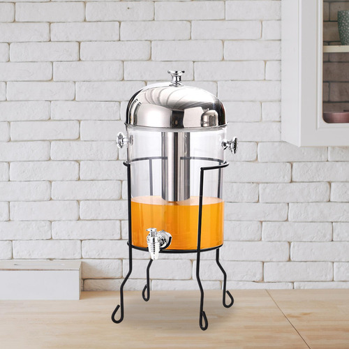 Dipensador De Jugo Comercial 8l Con Soporte De Bebidas
