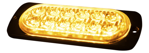 Baliza Led Ambar 12w 2 Lineas 6led 12v 24v