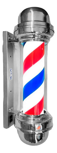 Barber Pole Megan Poste De Barbeiro 55cm Gira Acende Bivolt