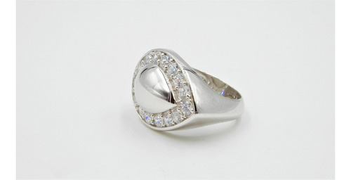 Anillo Gota Con Cubic. Plata  925