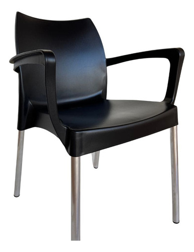 Kit 6 Cadeiras Poltronas Plástico Jardim Área Externa