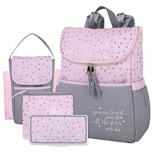 Baby Essentials Bolsa De Diaper Mochila 5 Piezas Set Xzd6d