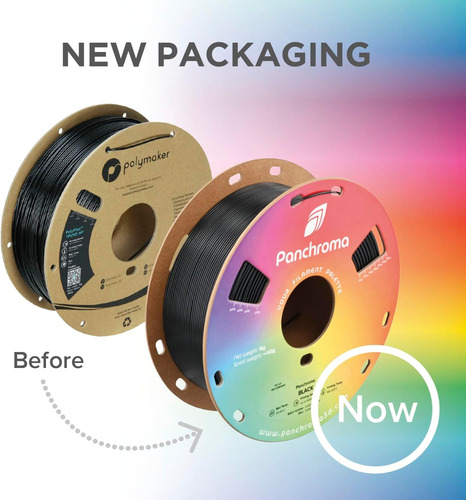 Filamento De Pla De Seda De Doble Color Polymaker Panchroma,