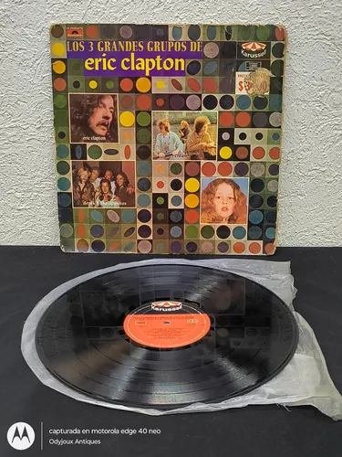 Disco Vinilo Los 3 Grandes Grupos De Eric Clapton 1972 Estándar ...