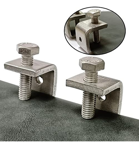 Abrazaderas C De Acero Inoxidable 304 (6-pack) - Uso Domstic